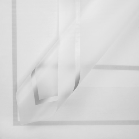 Matte film "Square", silver, 0.58 x 0.58 m