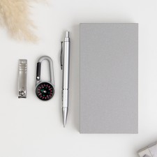 Gift set 3v1 (pen, nippers, carbine-compass)