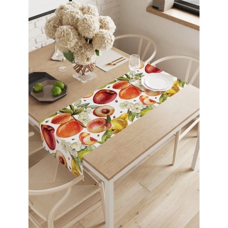 The path on the table "Fruit ornament", Oxford, size 40x145 cm