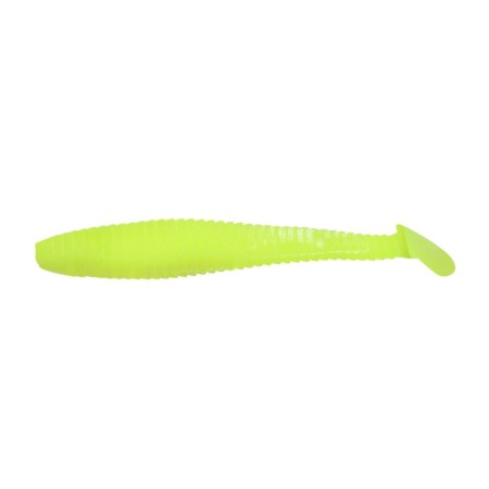 The Yaman Pro Flatter Shad vibro -heb, p. 10.15 cm, color #02 - Chartreuse, UP. 5 pcs.