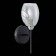 Wall lamp EVOLUCE. Sle155511-01. Gloa. 1x40 W, E14, 13x28 cm, black color, chrome