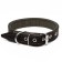 Collar combined leather/tarpaulin, 53 x 2.5 cm, Osh 35-45 cm, black