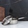 Stear, 1.2 l, d = 16 cm, h = 6 cm, metal cover, triple bottom, induction