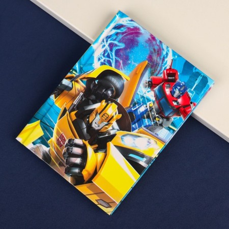 Notepad A6, 40 sheets in a hard cover, transformers-5