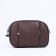 Cross-Bodi bag on zippers, external pocket, brown color