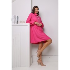 Dress shirt female looklikecat, size 42, pink color