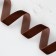 Velvet tape, 25 mm, 18 ± 1 m, brown color No. 119