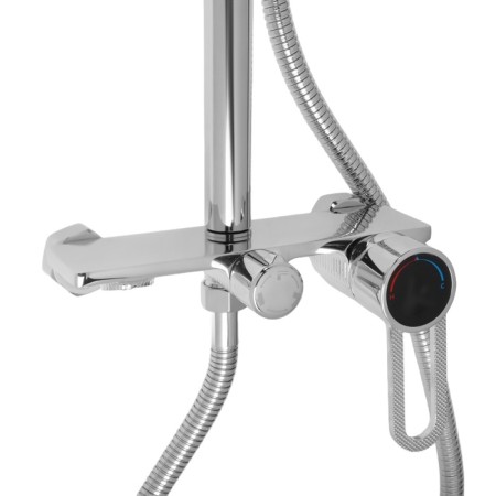 The shower system Zein Z3892, pouring in the case, upper watering can D = 23 cm, manual 11.5 cm, chrome-9