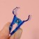 Clips for cut, 3.7 cm, 4 pcs, color mix