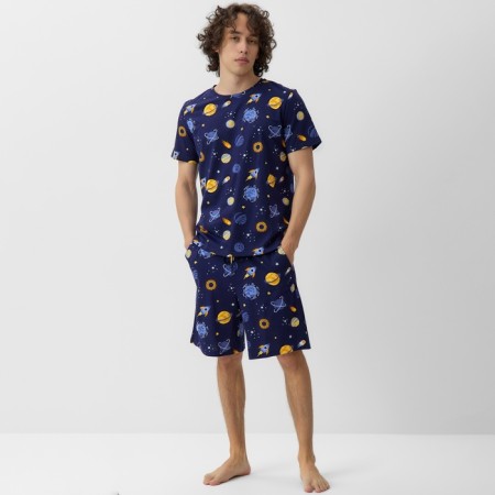 Pajama Male (T-shirt and Shorts) KAFTAN Space, Rr. 48-1