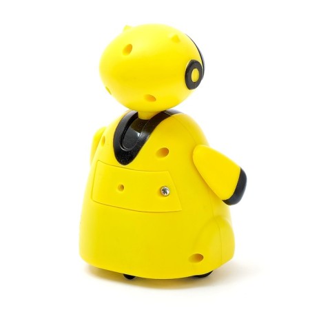 Robot "smart bot", drives along the line, lighting effects, yellow color-1