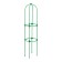Shpalera, 135 × 30 × 1 cm, metal, green, "Clover missile"