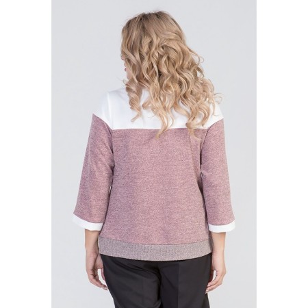 Female blouse, size 54, pink color-3