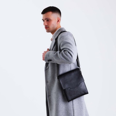 Male bag, black color-8