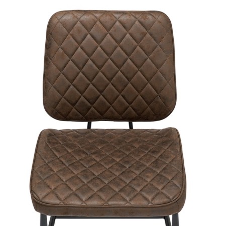 Maril chair, 470 × 580 × 855 mm, eco-leather, dark brown color-9