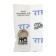 RTP plug, 1/2 ", internal carving, nickelled brass, euroglos