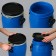 Food flash, 30 l, neck 26 cm, blue, open top