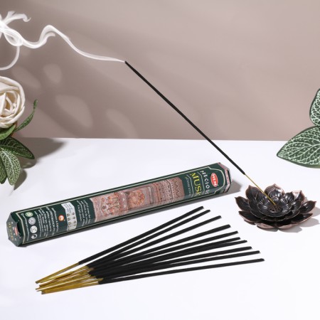 Incense hem "Precious Musk. Precious musk", 20 wands in packaging, hexagon