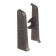 End (pair) for skirting boards 70mm "decoration", 303 wenge dark