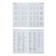 Diaumer of the Leduced A5, 128 sheets in the cage "Contrasts", solid cover, glossy lamination