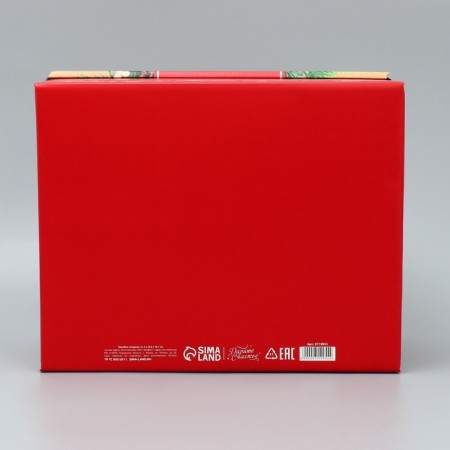 Folding box “With the best wishes”, 31.2 x 25.6 x 16.1 cm, New Year-6