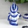 Souvenir "Fireman", 12 cm, gzhel