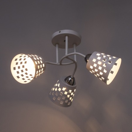 Causte "Dana" 3x60W E27 White 48x48x28cm-2