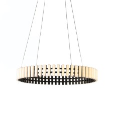 Светильник подвесной светодиодный Gerhort G61348/42BK+WT, 1хLED, 120х60х60 см, цвет чёрный