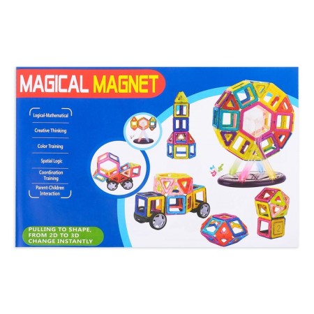 Magnetic designer "Magic Magnet", 40 parts-2