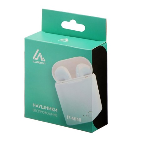 Wireless headphones Luazon i7-Mini, TWS, BT 5.0, 40/350 mAh, glossy, black-7