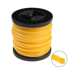 Tundra trimmer fishing line, square cross section, d = 3 mm, 80 m, nylon