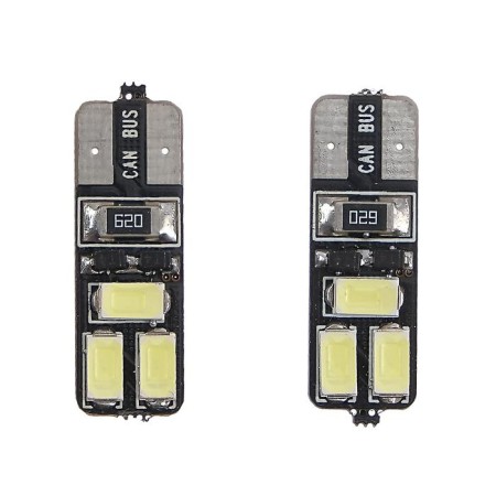 Auto Stuffing LED TORSO T10 W5W, 12 V, 6 SMD-5630, 3 W, with a trick, set 2 pcs-1