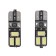 Auto Stuffing LED TORSO T10 W5W, 12 V, 6 SMD-5630, 3 W, with a trick, set 2 pcs