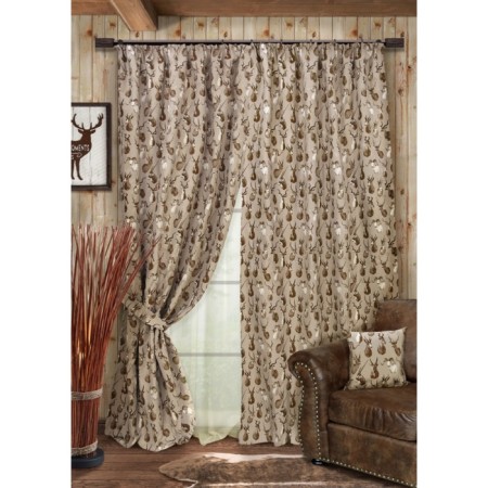 Set ESKAR: Curtain 136x270 cm - 2 pcs, tulle 270x450 cm, grab - 2 pcs