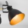 Denley chandelier, 5x60W E27, color gold, black