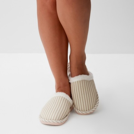 Women's slippers, size 36-37, beige-10