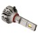 LED LED H7, 12/24V, 50W, 6000K White, 9200LM, for lenses. 2 pcs