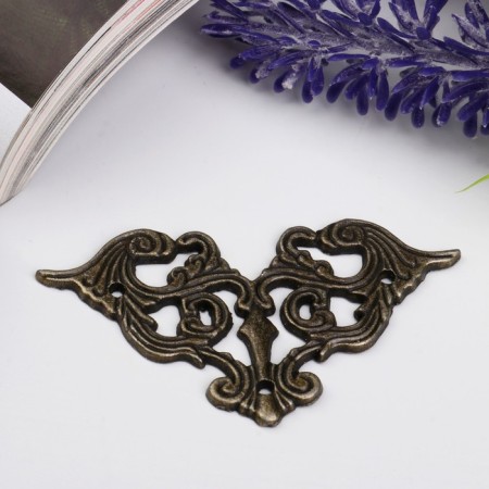 Metal corner "openwork" (set 2 pcs) 4.5x4.5 cm-1