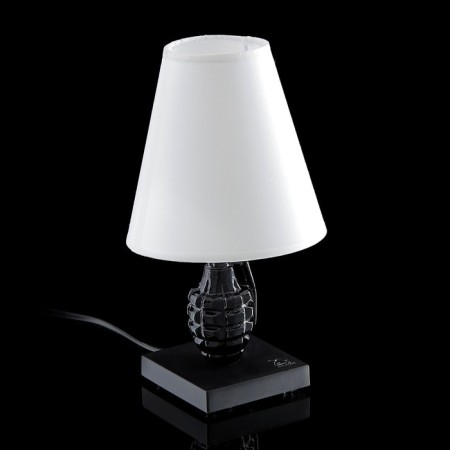 Black-white tablet lamp "Pomegranate" 22 × 30 × 22 cm-1