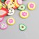 Decor for creativity plastic "Fruits" 10 grams 0.6x0.6 cm