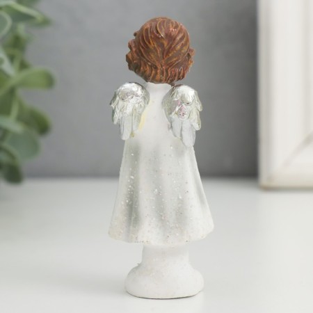 Souvenir Polystone "Angel in the toga with heart/star" MIX 2.5x3.7x8.5 cm-3