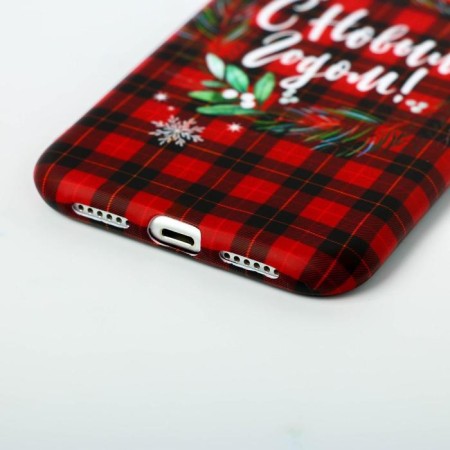 New Year's phone case “Happy New Year”, on the iPhone 7.8-1
