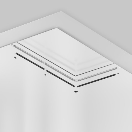Technical tra005MP-312S Accessories for Tracks Trinity, 2000x65x45 mm, white color-5