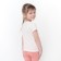 T-shirt for a girl, color light-beige, height 104
