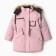 Winter jacket for girls, pink color, height 116 cm