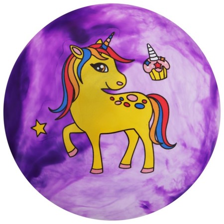 Children's ball "Unicorns", d = 22 cm, 60 g, color mix-8