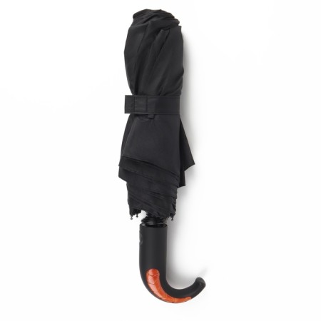 Semi -automatic umbrella "monoton", 3 additions, 8 spokes, r = 49 cm, black color-10