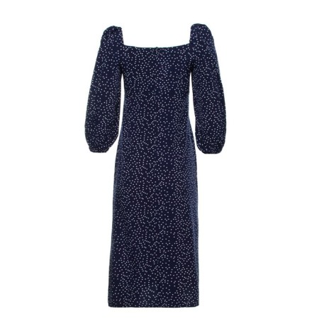 Women's dress, dark blue color, size 44-8