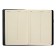 Diary Semi -dated A5, 208 PROFY sheets, reclaid leather, replaced block, gold cut, black