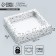 Gift box, packaging, “stars”, 23.5 x 20.5 x 5.5 cm